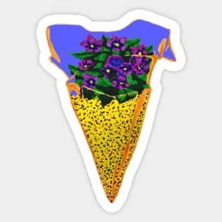 Shark Tooth Terrarium 5 Sticker